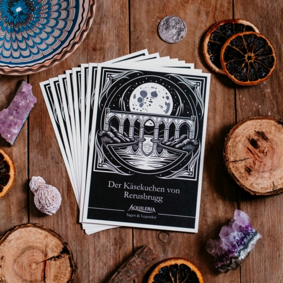 AQUILERIA · Sammelpostkarte "Der Käsekuchen von Rerusbruqq" (Edition 1 · Motiv 6) – Bild 6