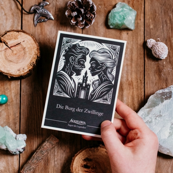AQUILERIA · Sammelpostkarte "Die Burg der Zwillinge" (Edition 1 · Motiv 7) – Bild 2