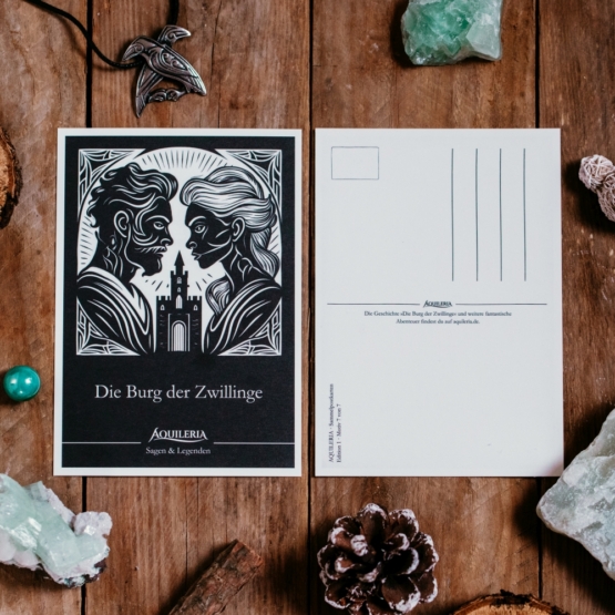 AQUILERIA · Sammelpostkarte "Die Burg der Zwillinge" (Edition 1 · Motiv 7) – Bild 4