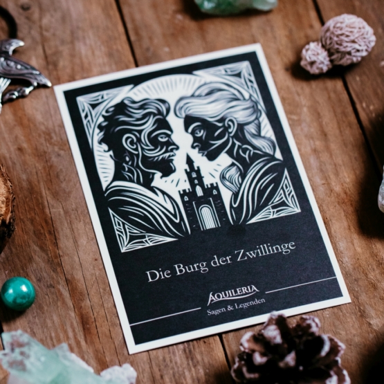 AQUILERIA · Sammelpostkarte "Die Burg der Zwillinge" (Edition 1 · Motiv 7) – Bild 5